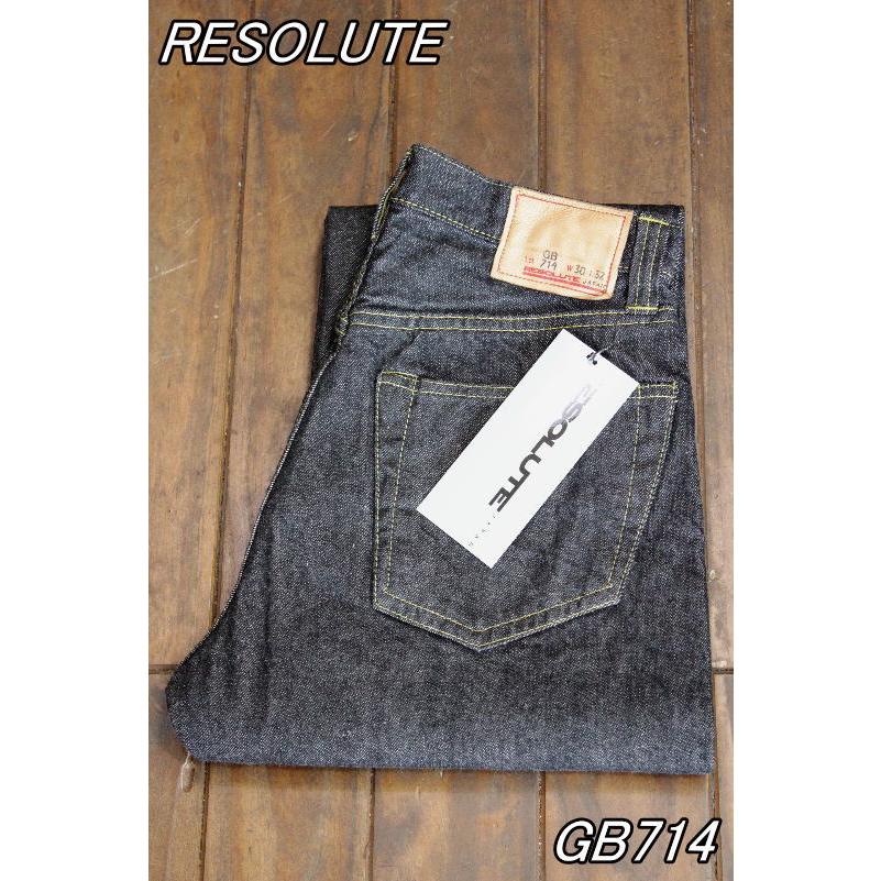 RESOLUTE（リゾルト） 15周年記念 GB714 ゴーストブラックデニム 大戦