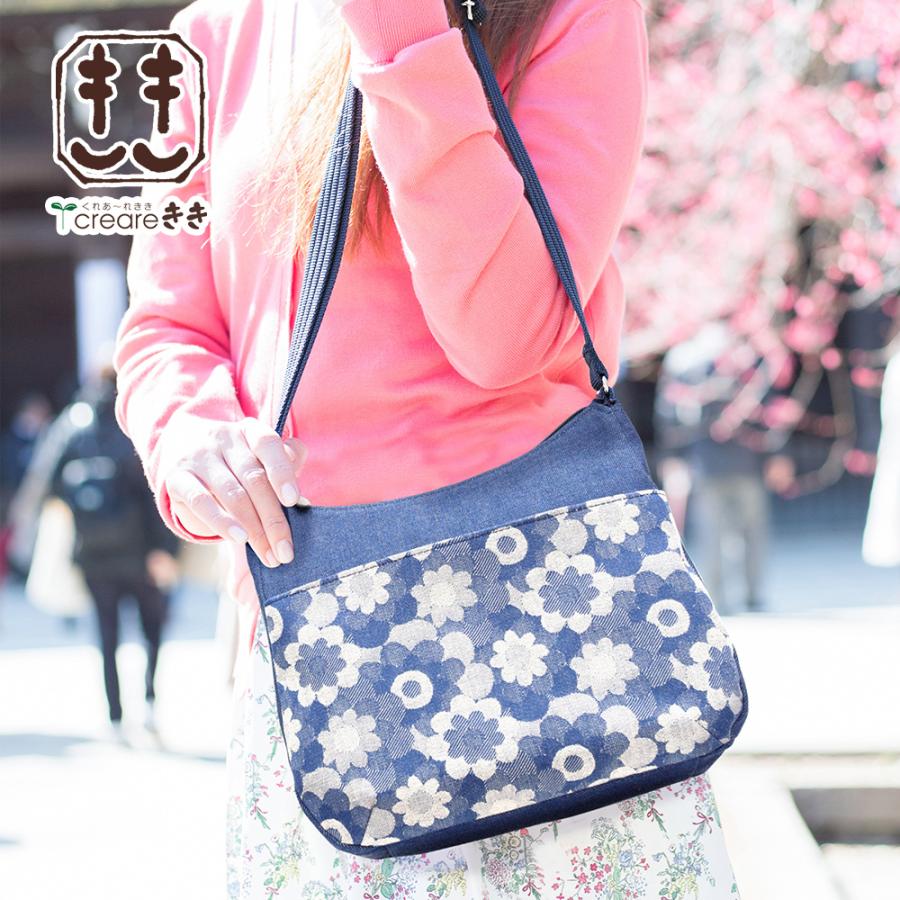 ショルダーバッグ レディース 斜めがけ 大人 軽量 母の日 岡山デニム