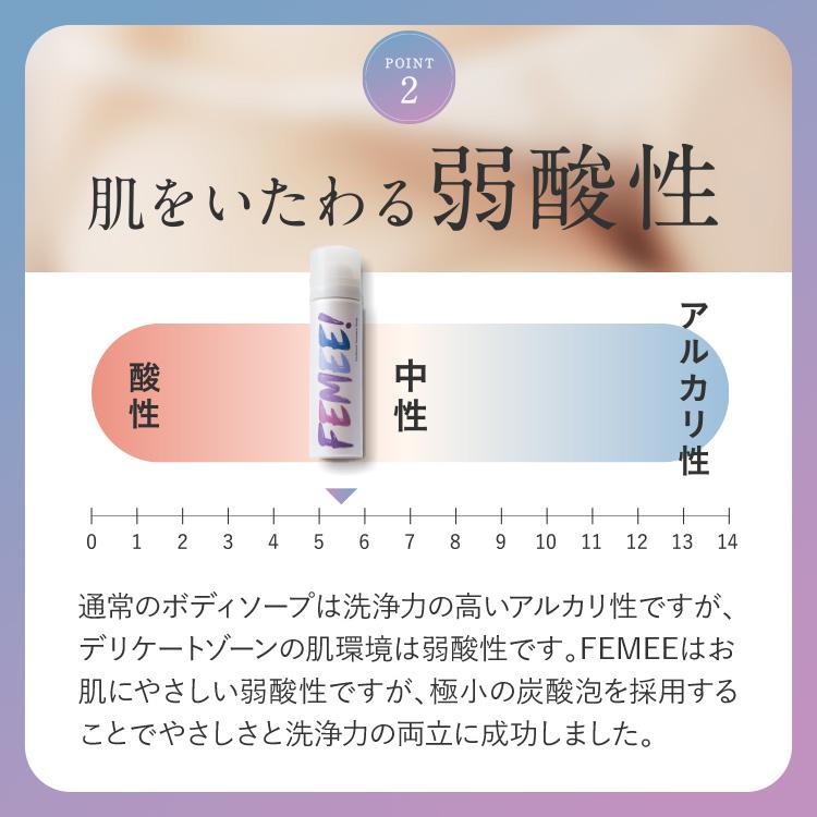 FEMEE! 炭酸フェムケアソープ デリケートゾーン ソープ 石鹸 臭い