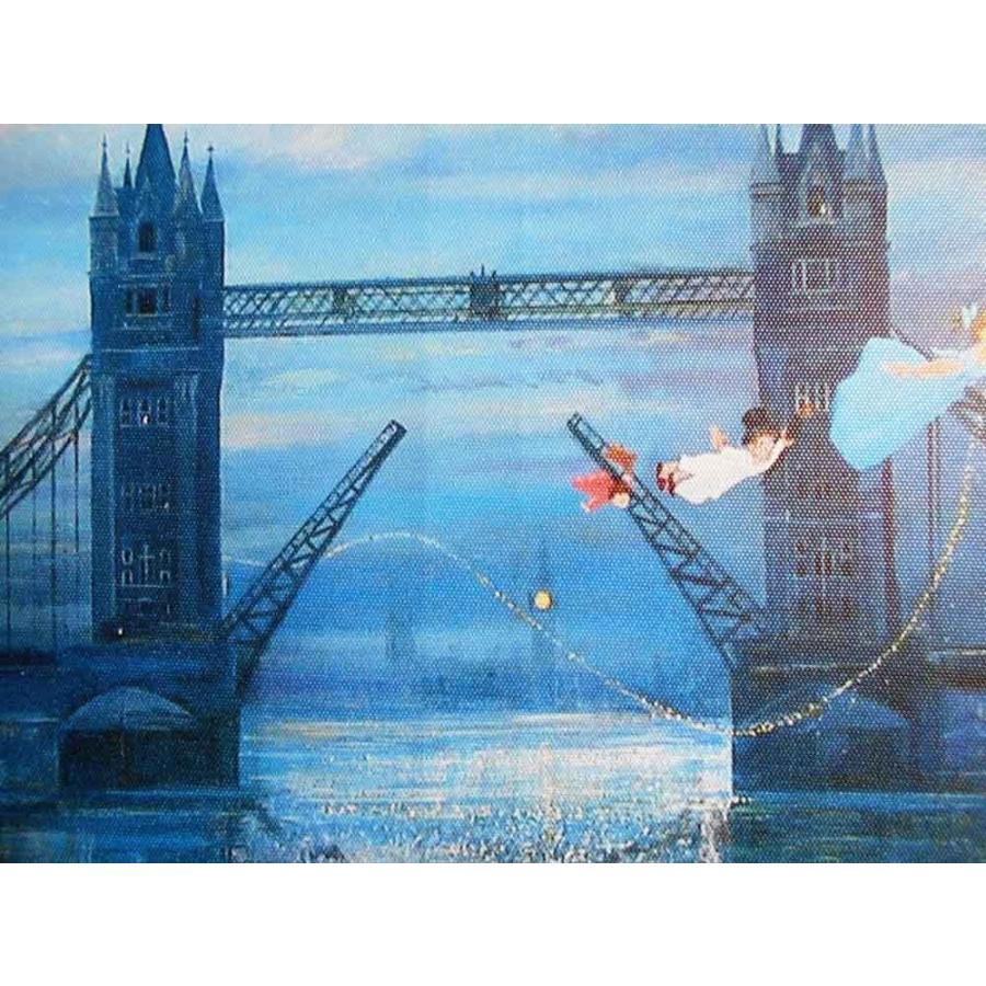 ピーターエレンショウ ピーターパン ディズニー キャンバスに油彩系の