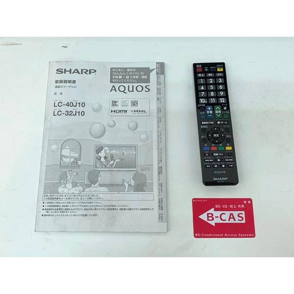 AQUOS □ SHARP シャープ LC-40J10 アクオス 40型液晶テレビ / 外付け