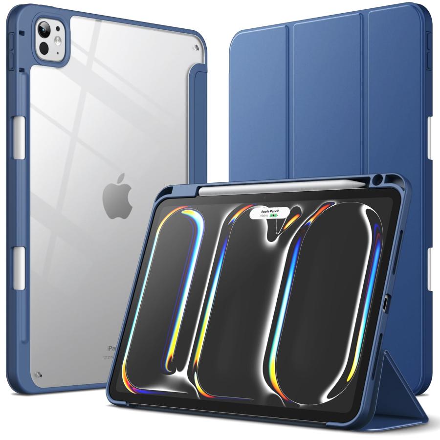 JEDirect iPad Pro 11インチ M4（2024）用ケース Pencilホルダー付き