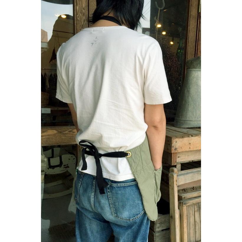 suolo（スオーロ） GRIZZLY グリズリーエプロン カーキ、ブルー