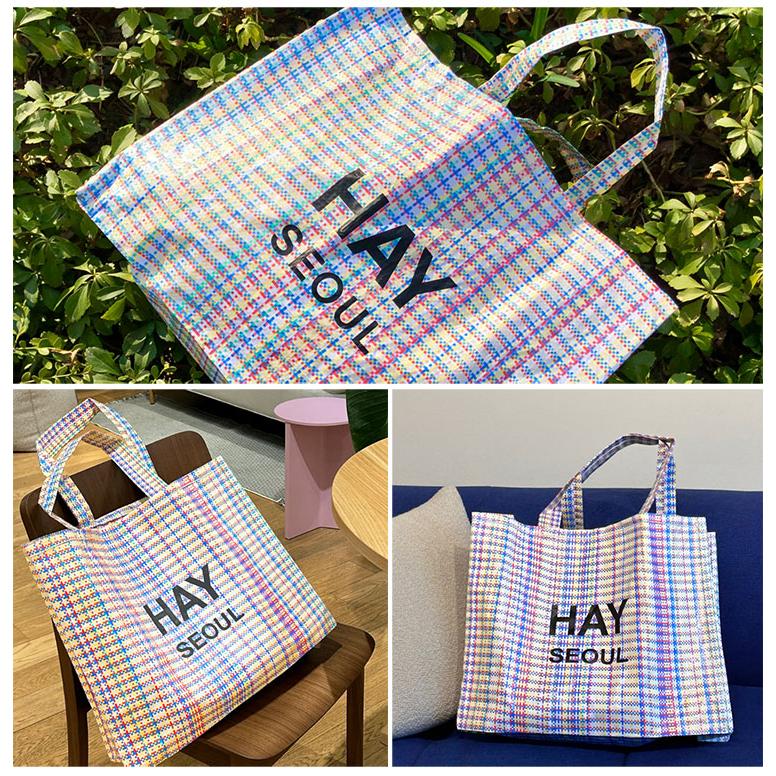 HAY（ヘイ） トートバッグ ショッパーバッグ 韓国限定 大型 大判 CANDY