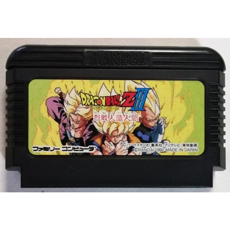 中古ファミコンソフト『 ドラゴンボールZIII 烈戦人造人間 』箱・説明