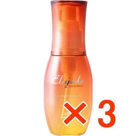 送料無料 ミルボン ／ エルジューダ サンプロテクト セラム 120ml 3個