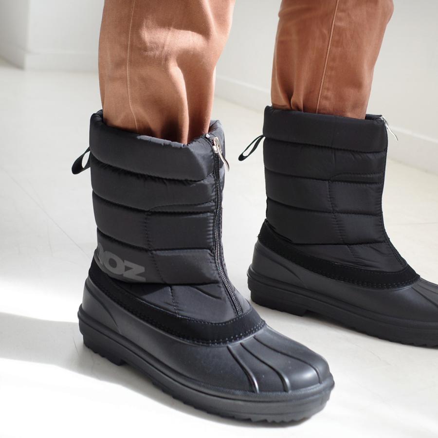 moz（モズ） スノーブーツ ショートブーツ 防水 防滑 メンズ