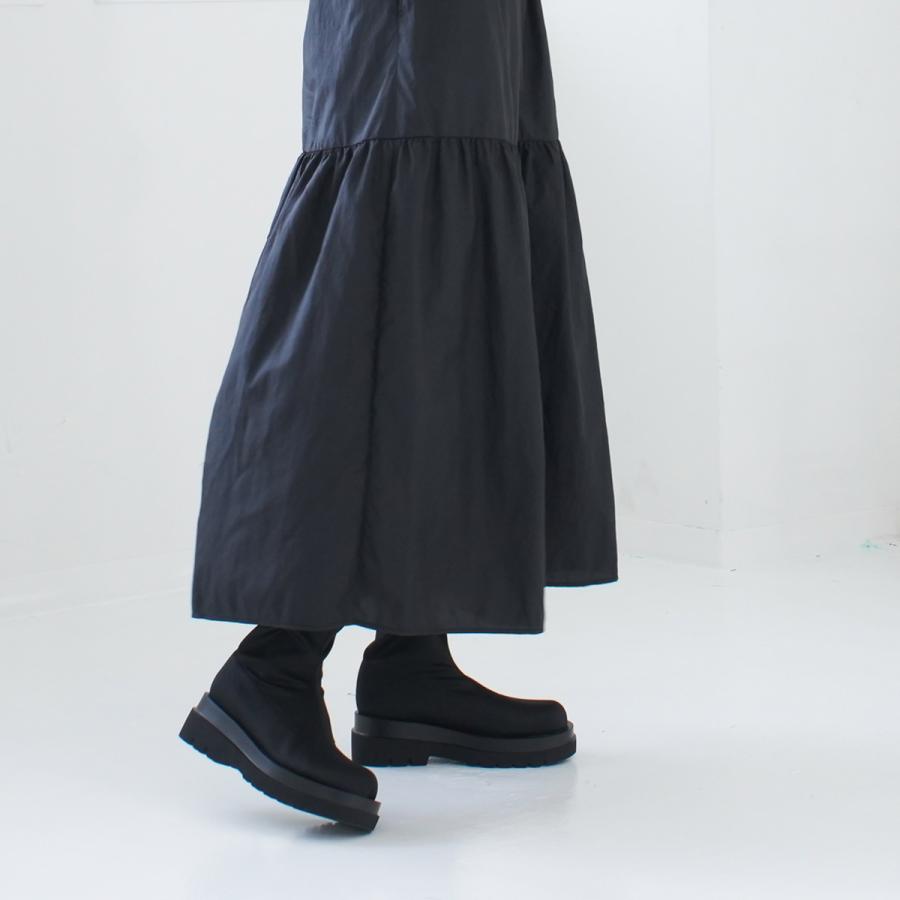 AmiAmi（アミアミ） トラックソール ストレッチ ロングブーツ