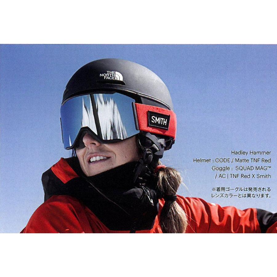 SMITH（スミス） 2021 SMITH Code Matte TNF Red AsianFit ノース