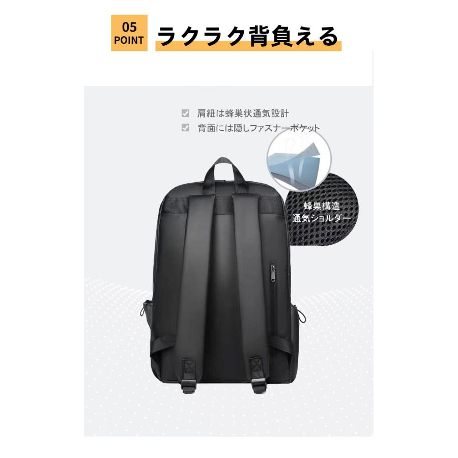 FUKUTA ビジネスリュック 15.6インチPC 防水 リュック メンズ