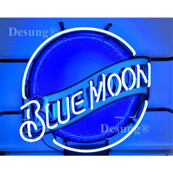 並行輸入品】Desung ネオンサイン ブルームーン ビール ガラス ライト