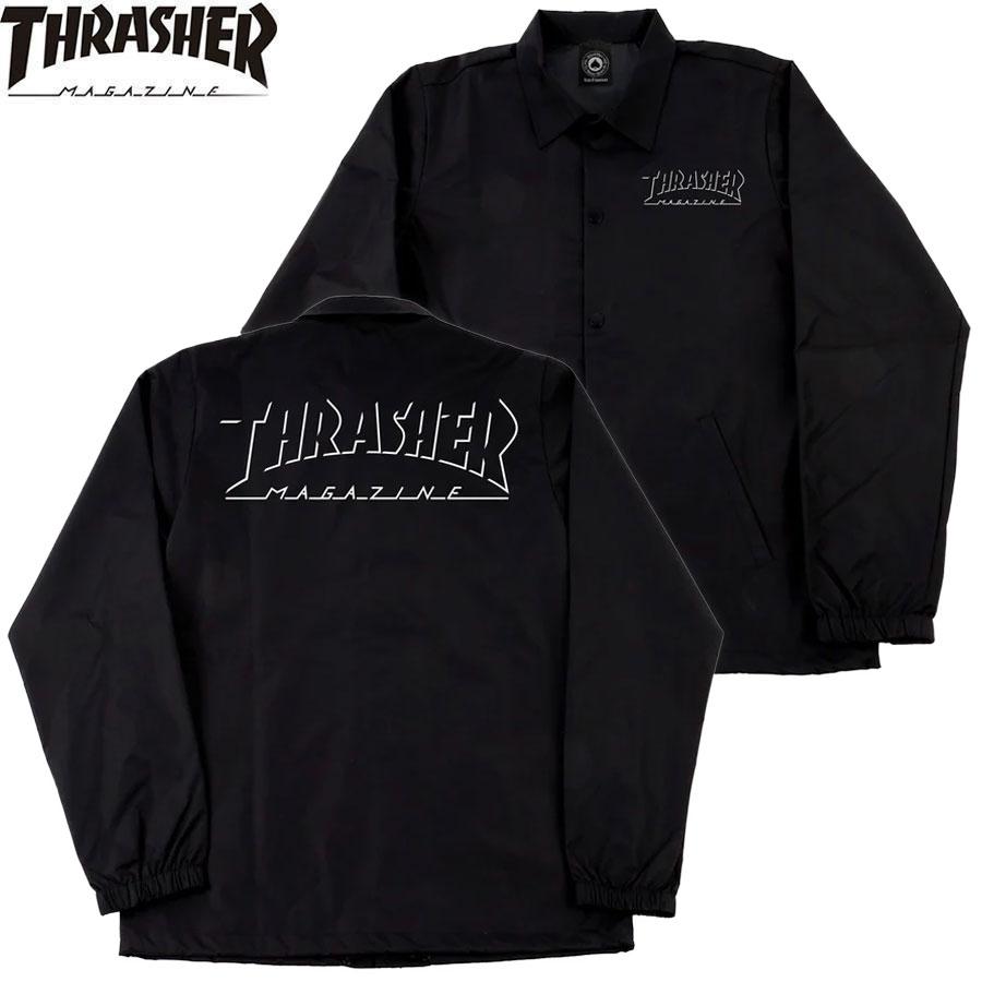 THRASHER（スラッシャー） THRASHER SHADOW MAG L/S LOGO COACH JACKET