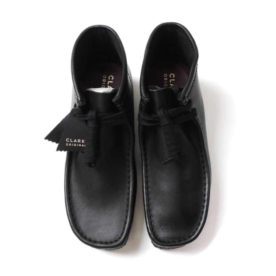 Clarks（クラークス） ワラビー ブーツ レザー シューズ ブラック