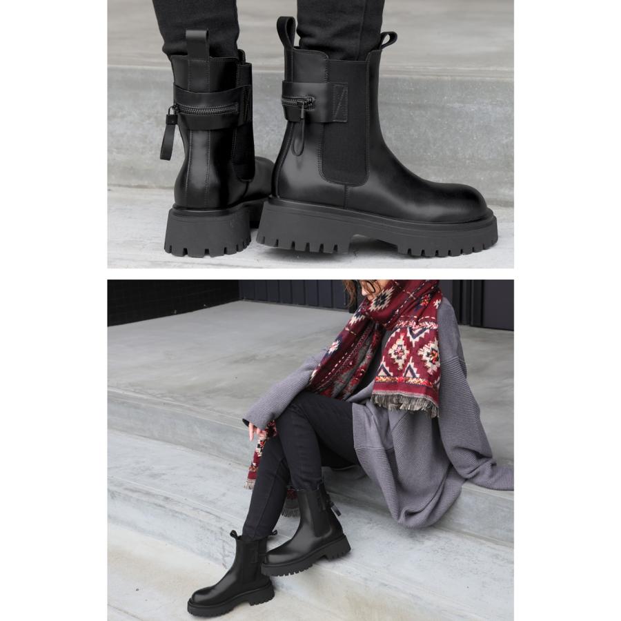 antiqua（アンティカ） 本革 サイドゴア ショートブーツ レディース