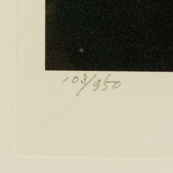 藤城清治 レフグラフ 日本の愛唱歌 6月 ほたるこい 影絵 版画 103/950