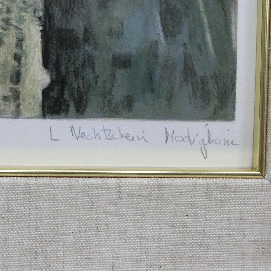 アメデオ・モディリアーニ 「黒いネクタイの女」 リトグラフ p-151