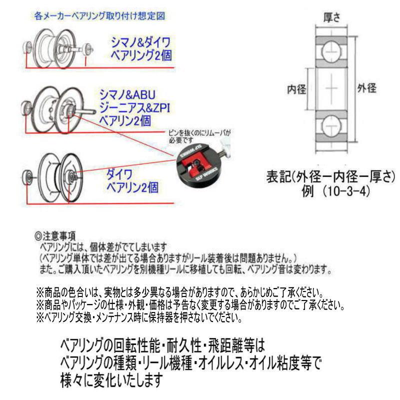 1600円から 23 SS AIR or 25 アルファス BF TW 各種 ベアリング (6-3
