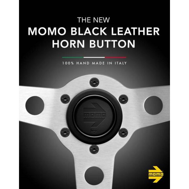 MOMO（モモ） 正規品 ホーンボタン MOMO ARROW BLACK LEATHER アロー