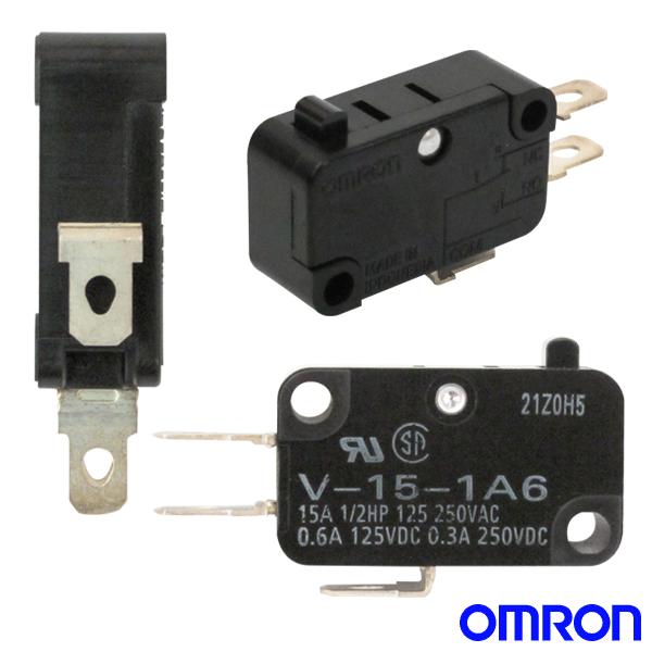 オムロン（OMRON） V-15-1A6 形V小形基本スイッチ (ピン押ボタン形) NN