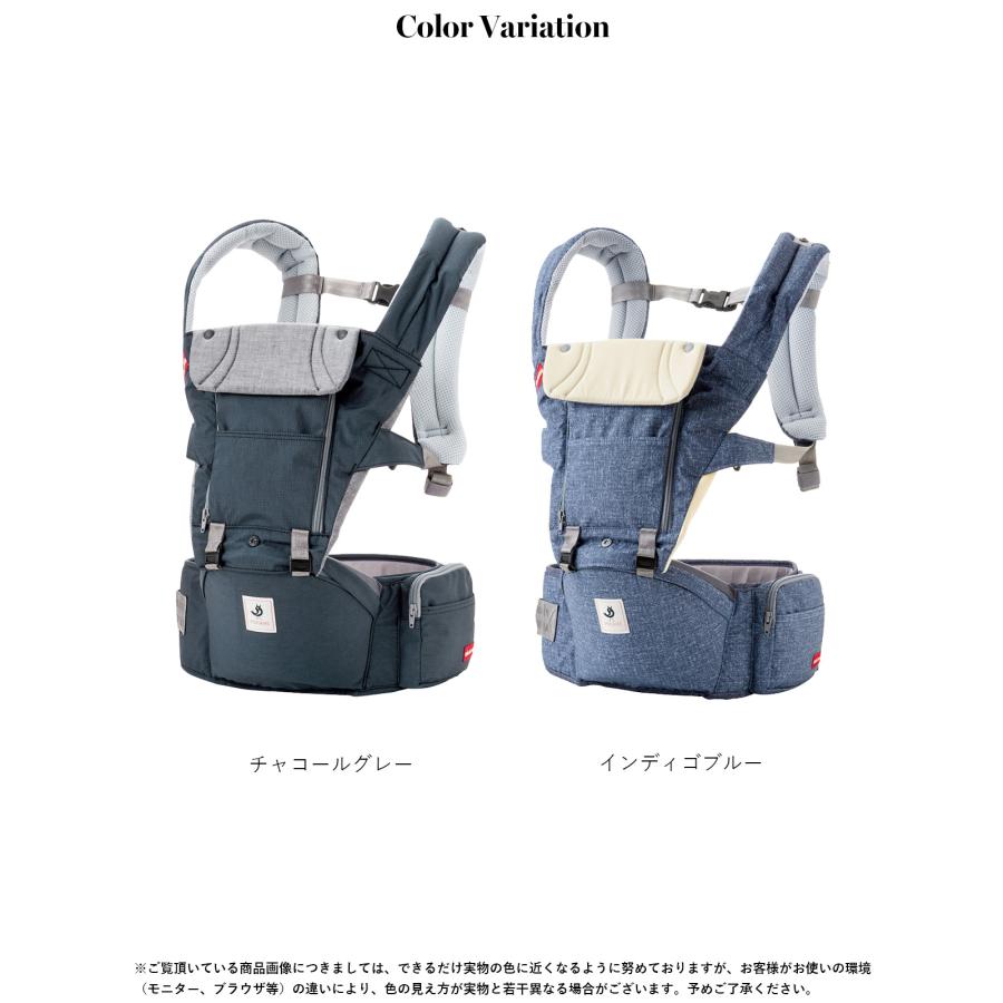 MIKI HOUSE（ミキハウス） ベビーキャリア ヒップシート 抱っこ紐 2年