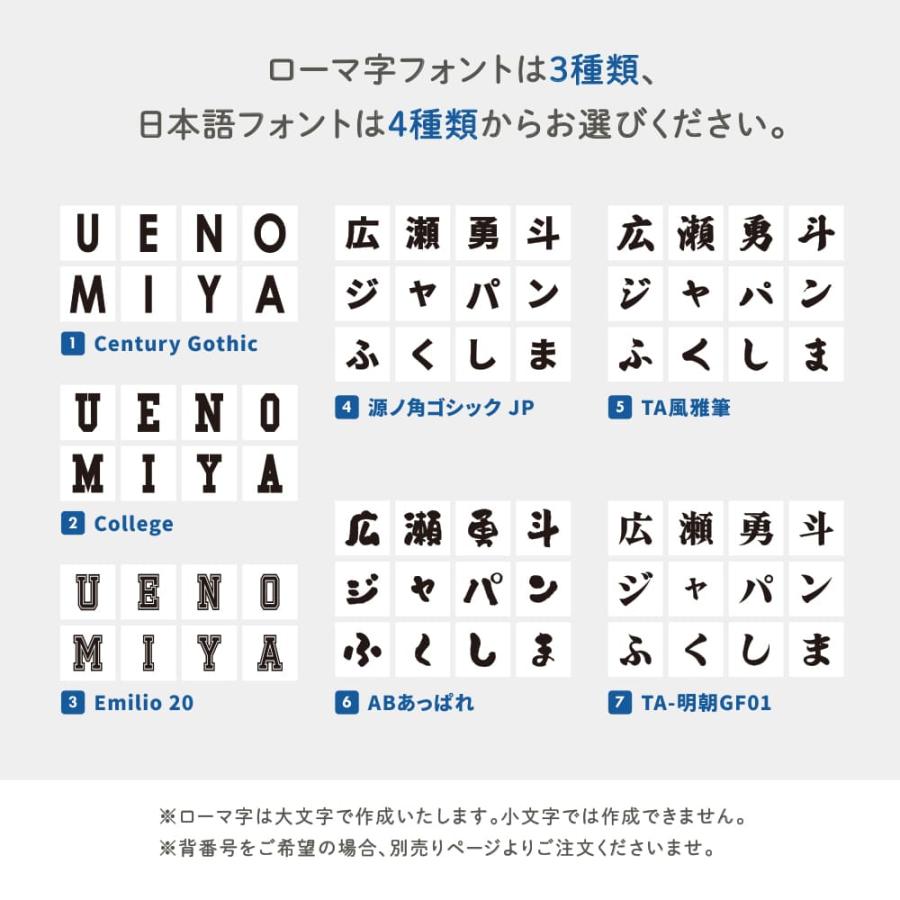 BOLERE 名前シール 背番号 オーダー ゼッケンフロッキー 番号 名前