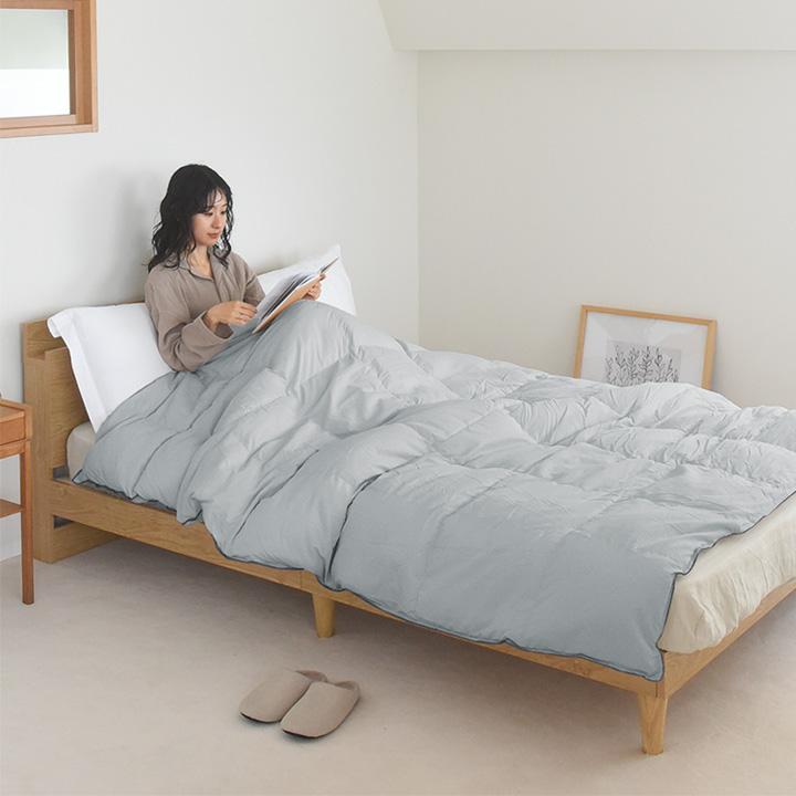 bon moment（ボンモマン） 掛け布団 シングル 冬 洗える 防ダニ 軽い