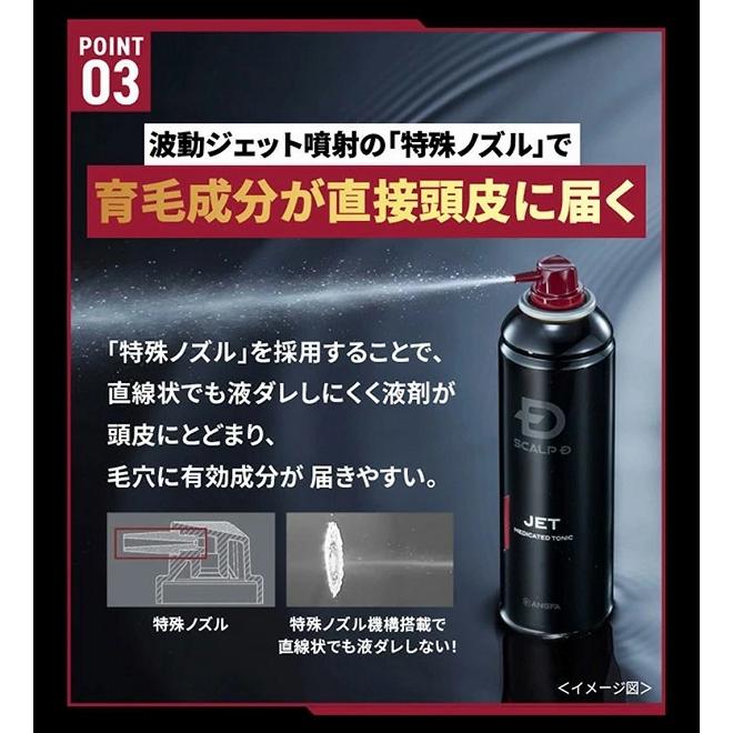 スカルプD 育毛剤 男性 育毛 薬用 トニック 3本セット メンズ 男性用