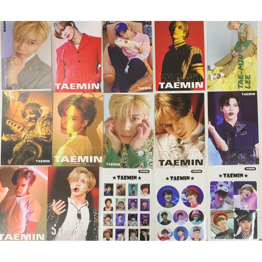 TAEMIN テミン SHINee シャイニー ポストカード ステッカーセット