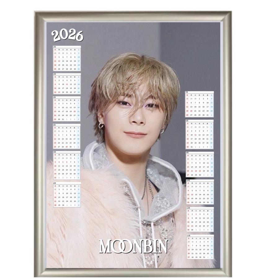 ムンビン ASTRO アストロ 2026 A4 フォトフレーム付き 壁掛け