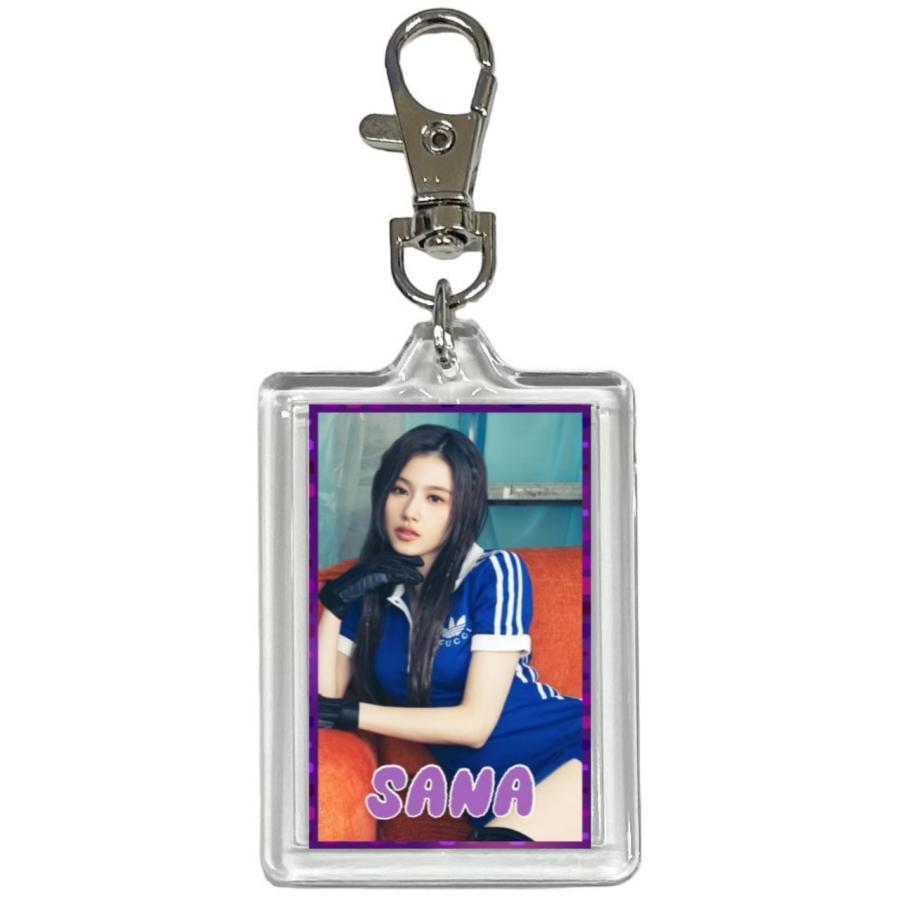 サナ TWICE トゥワイス 写真入り キーホルダー 韓流 グッズ jf126-1