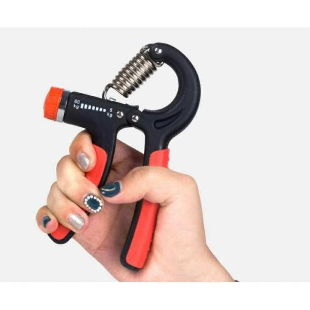 ハンドグリップ 握力 黒 赤 グリップ 筋トレ ハンドグリッパー 40kg