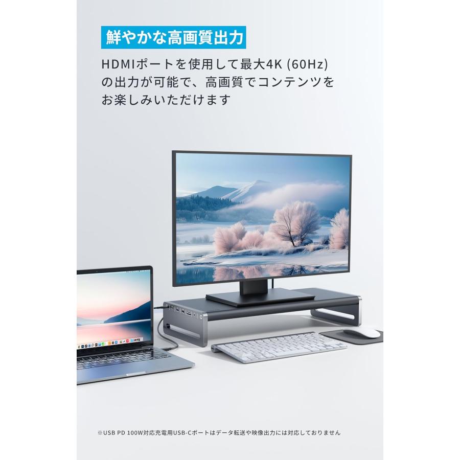 Anker（アンカー） Anker USB-C ハブ (10-in-1, Monitor Stand
