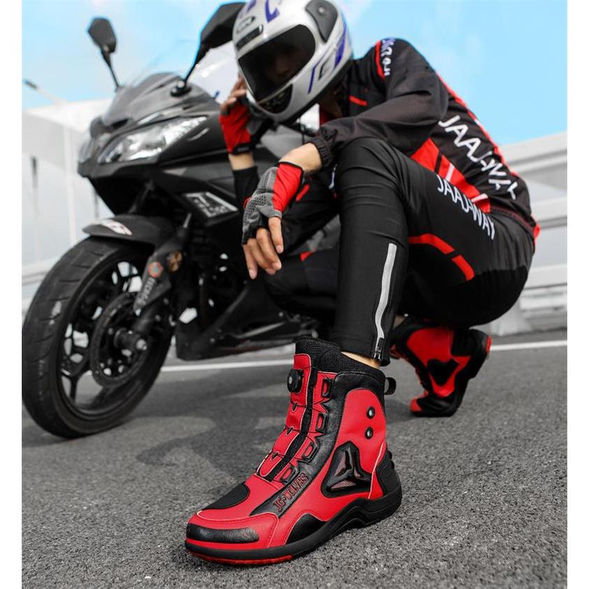 バイクブーツ バイクシューズ メンズ/レディース ハーフブーツ 女性用