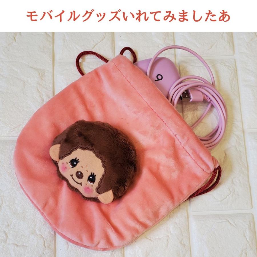 ハローキティ モンチッチ即納 巾着ポーチ コスメポーチ 化粧ポーチ