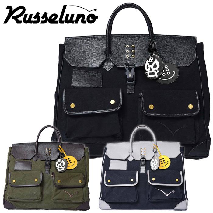 送料無料 特価即決【未使用】 Russeluno GOLF ボストンバッグ 日本製