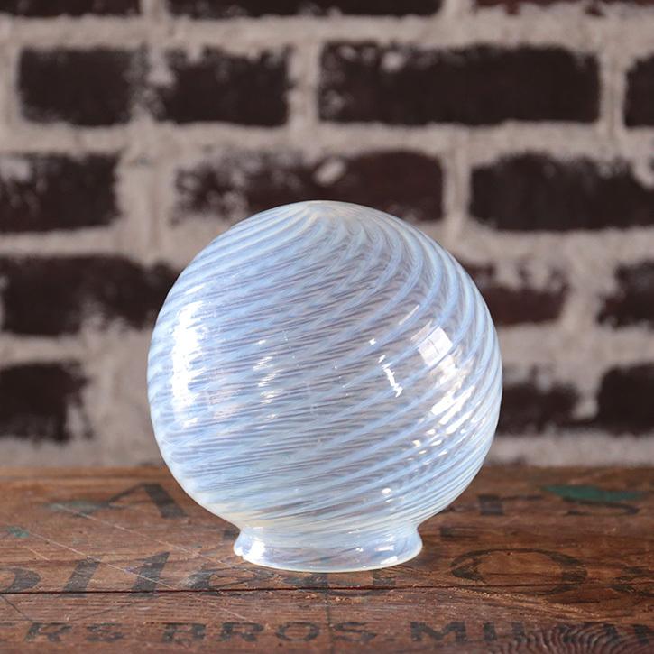 オパールセント ガラスシェード ランプシェード スウィル 渦巻