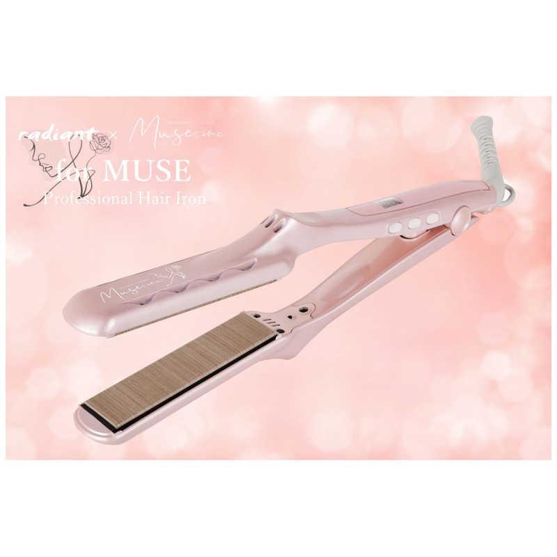 radiant（ラディアント） ピンク LM125MUSE ヘアアイロン シルク
