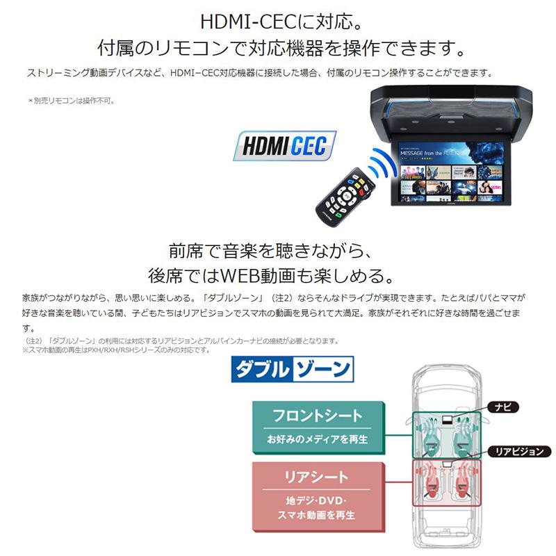 ALPINE（アルパイン） RSH10Z-LBS-B ALPINE 10.1型WSVGA クリア