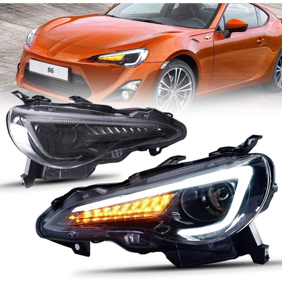 86 トヨタ ヘッドライト 86GT ZN6 スバル BRZ ZC6 流れるウインカー