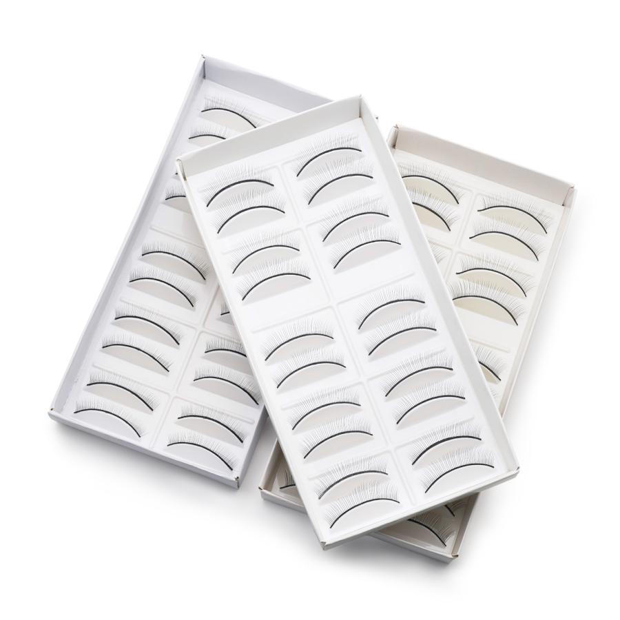 マツエク 練習用 ストレート つけまつげ 10ペア Training Eye Lashes