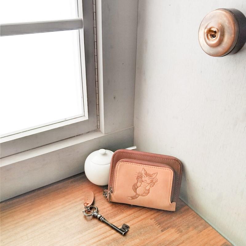 わちふぃーるど（WachiField） ダヤン 財布 二つ折り にゃんキュー 折