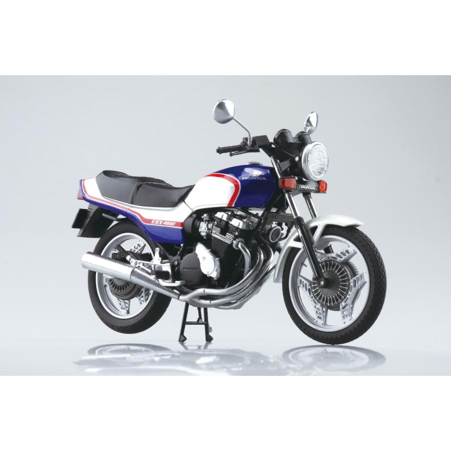青島文化教材社 アオシマ 1/12 完成品バイク Honda CBX400F パール
