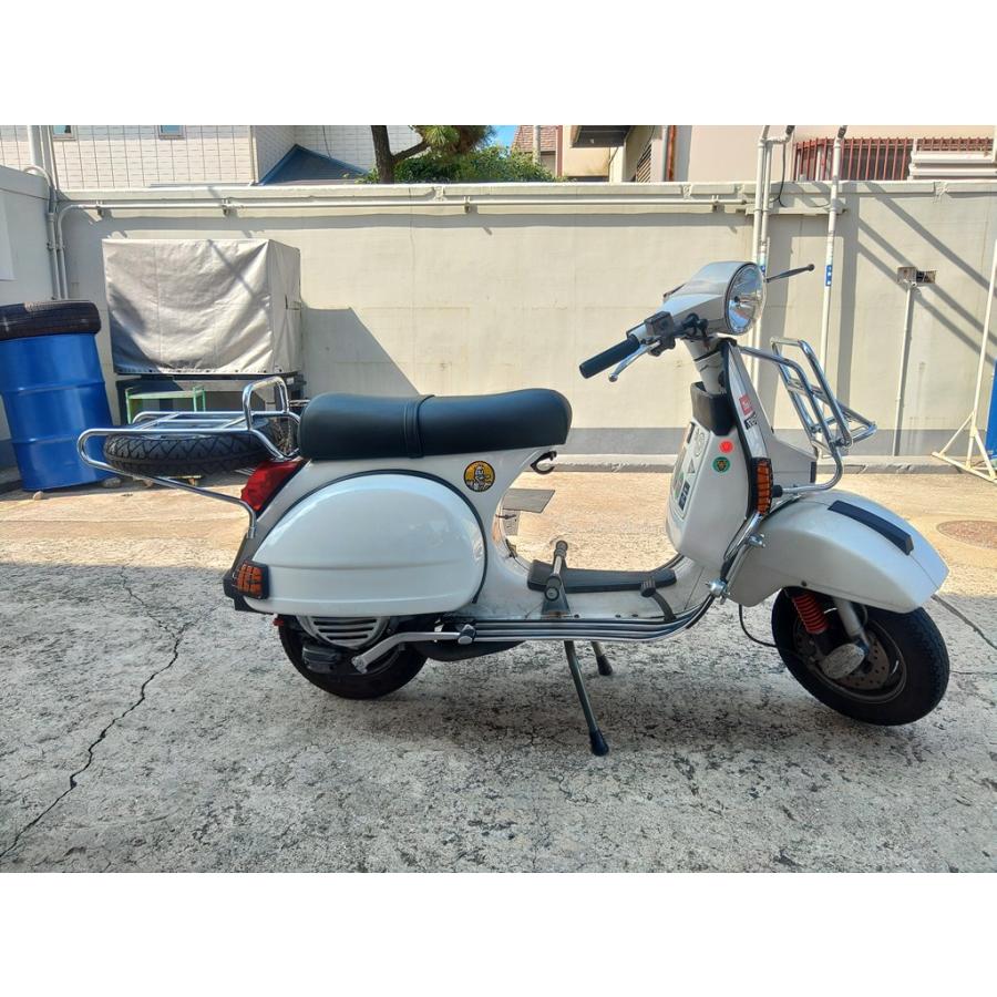 moto nostra フラットキャリア クロームメッキ VESPA P / PX用