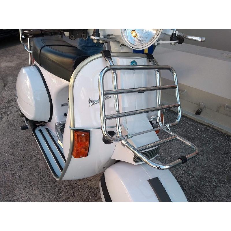 F.A.italia フロントキャリア メッキ ベスパ VESPA : エーエーモトシク