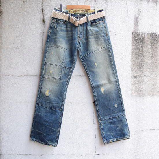 ジーブランド Z-BRAND(ジーブランド) パッチワークUSED加工デニム
