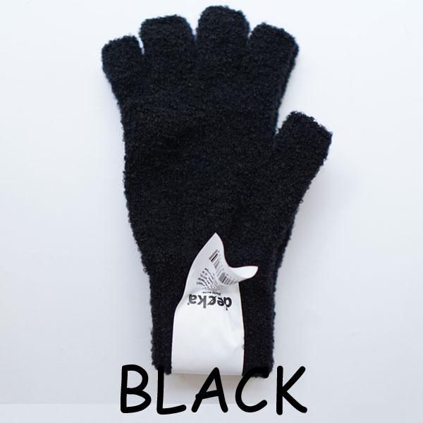 デカ decka アルパカブークレ グローブ Fingerless Gloves Alpaca 手袋