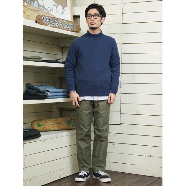 ムーンキャッスル MOONCASTLE ラムウール カシミアシルク モックネック