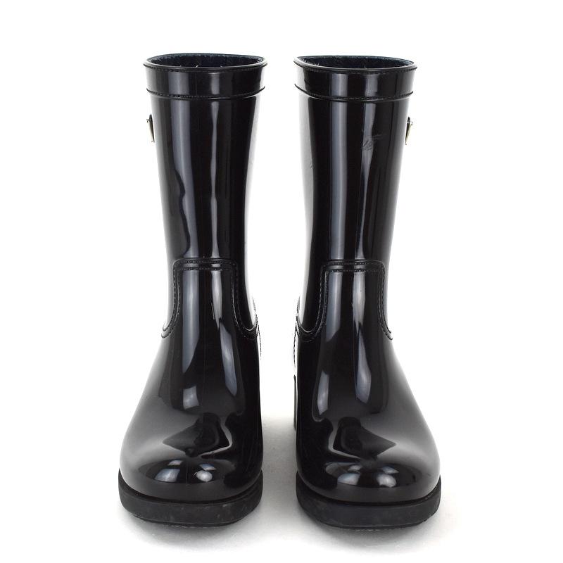 PRADA（プラダ） レディース レインブーツ サイズ36 23.0cm ブラック