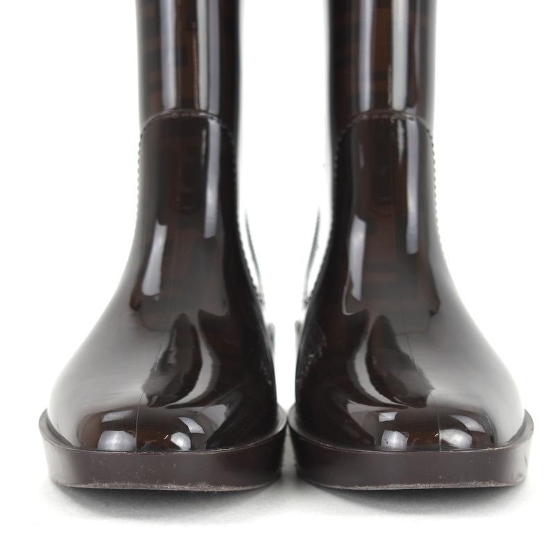 FENDI（フェンディ） レインブーツ レディース サイズ36 ズッカ