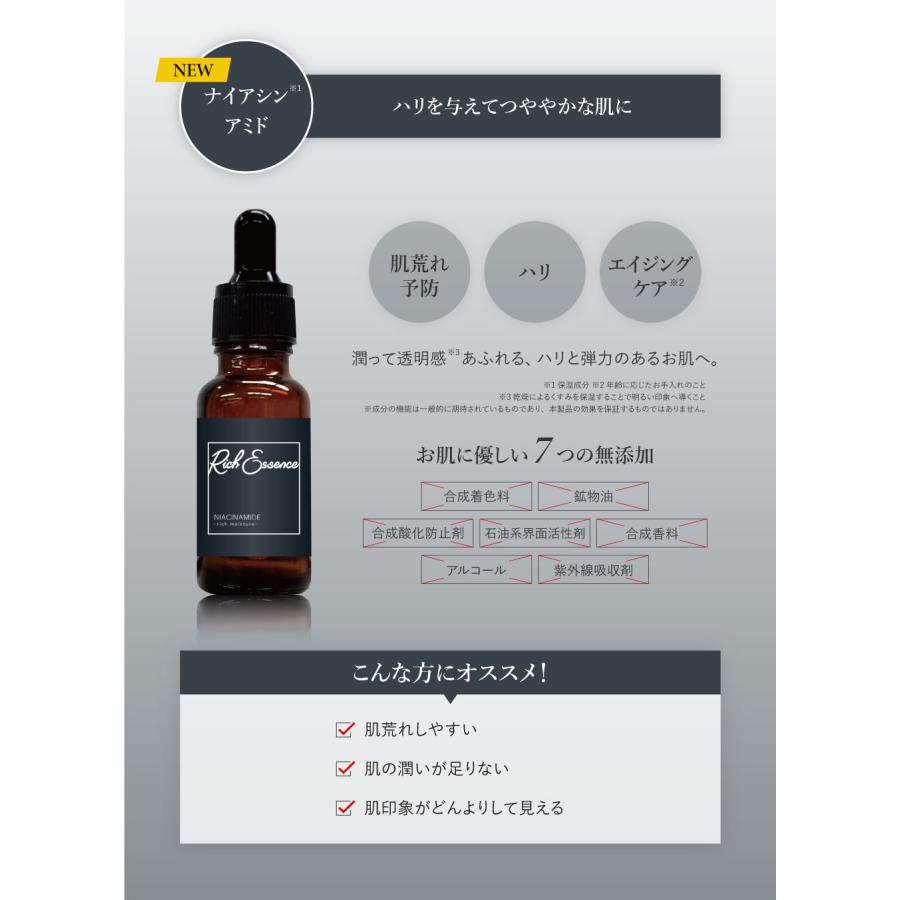2個セット 高濃度 美容液 リッチエッセンス 20ml レチノール